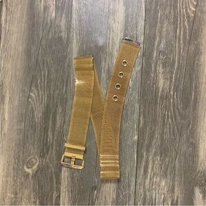 Vintage 90s Gold Mesh Belt
